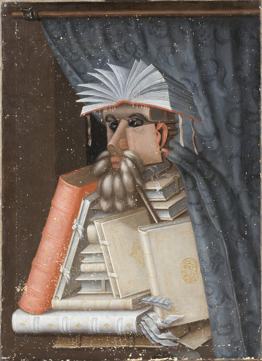 Il bibliotecario da Giuseppe Arcimboldo