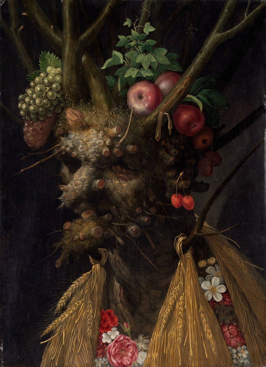 Quattro stagioni in una testa da Giuseppe Arcimboldo