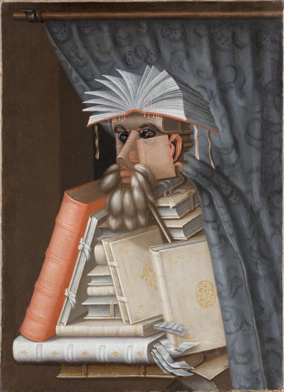 Il bibliotecario da Giuseppe Arcimboldo