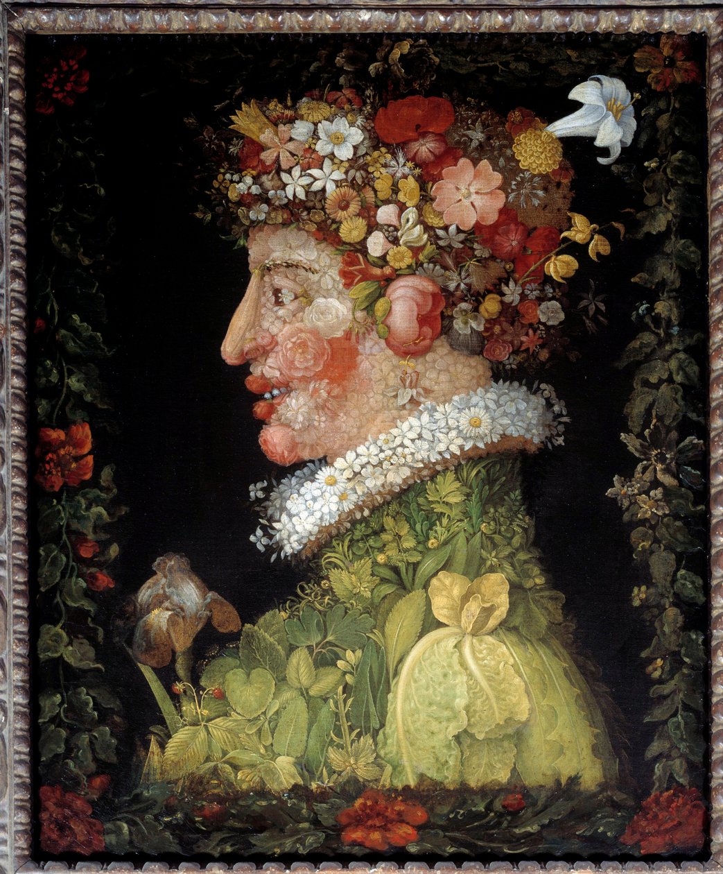Primavera (da una serie che raffigura le quattro stagioni) da Giuseppe Arcimboldo