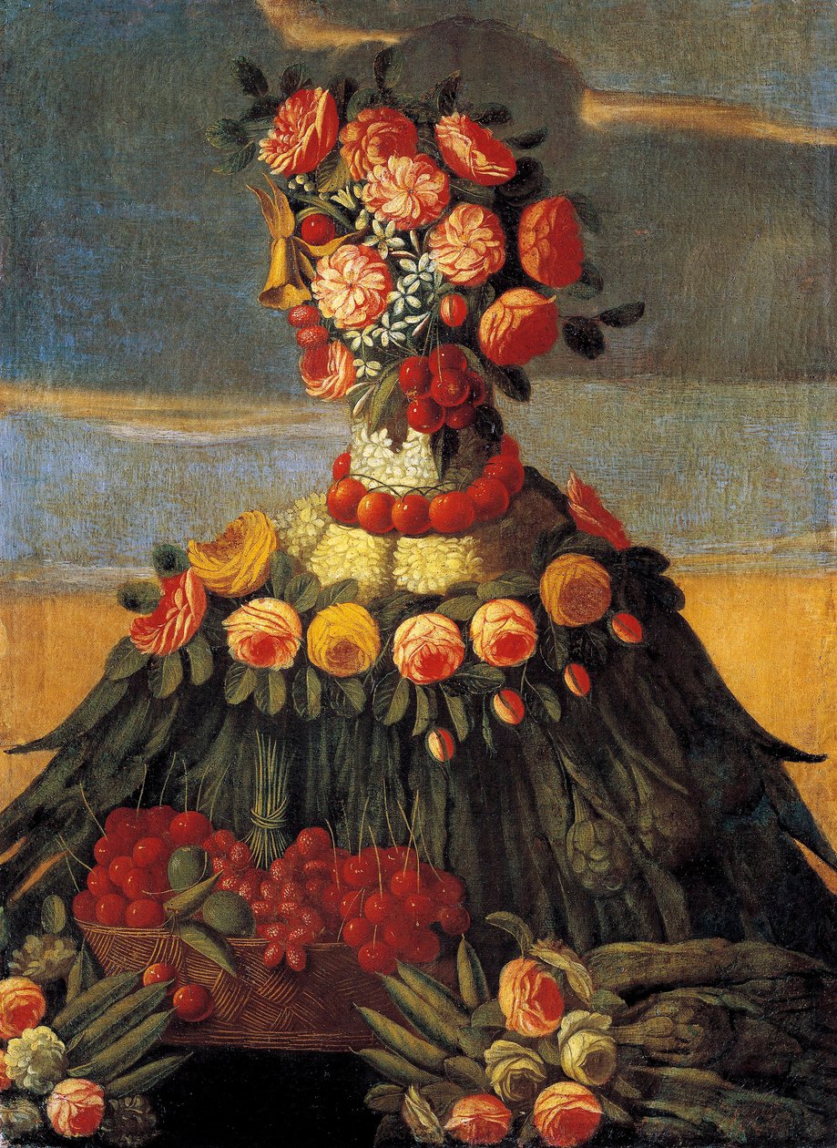Primavera (dettaglio) del laboratorio di Giuseppe Arcimboldo da Giuseppe Arcimboldo