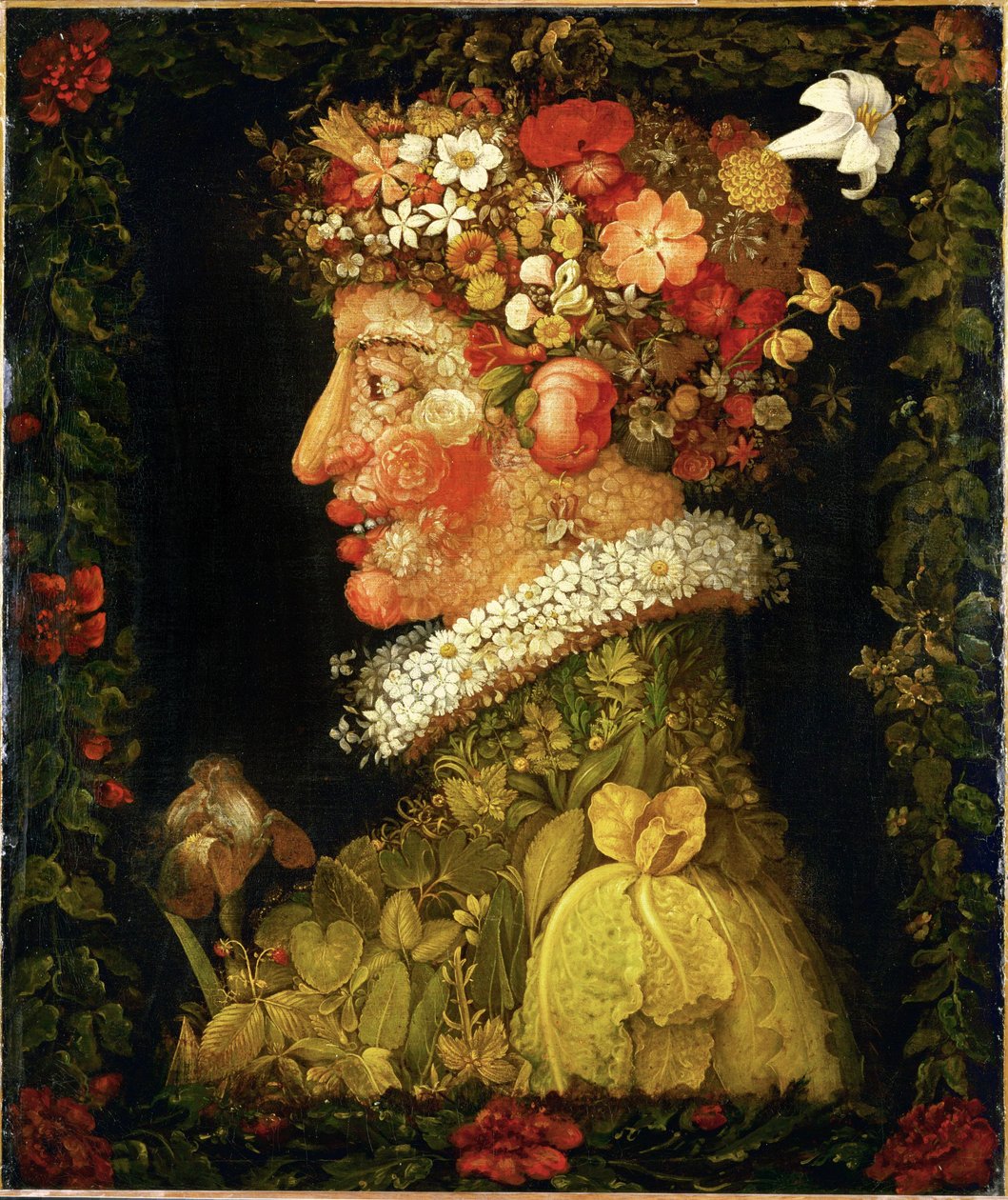 Primavera, allegoria ... da Giuseppe Arcimboldo