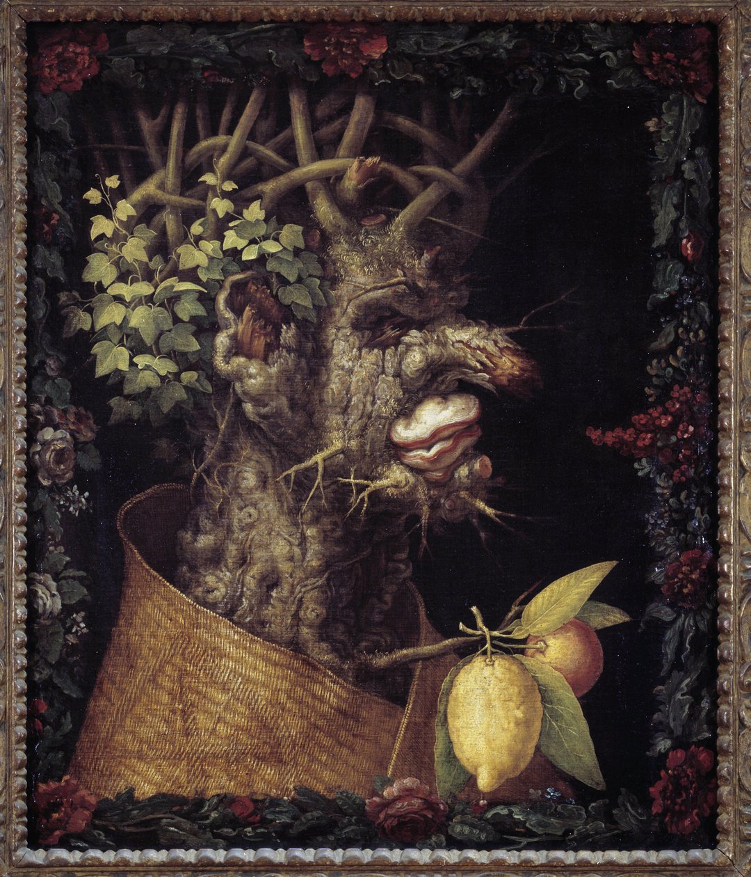 Inverno. Allegoria delle stagioni. Dipinto di Giuseppe Arcimboldo (1527-1593). Museo del Louvre da Giuseppe Arcimboldo