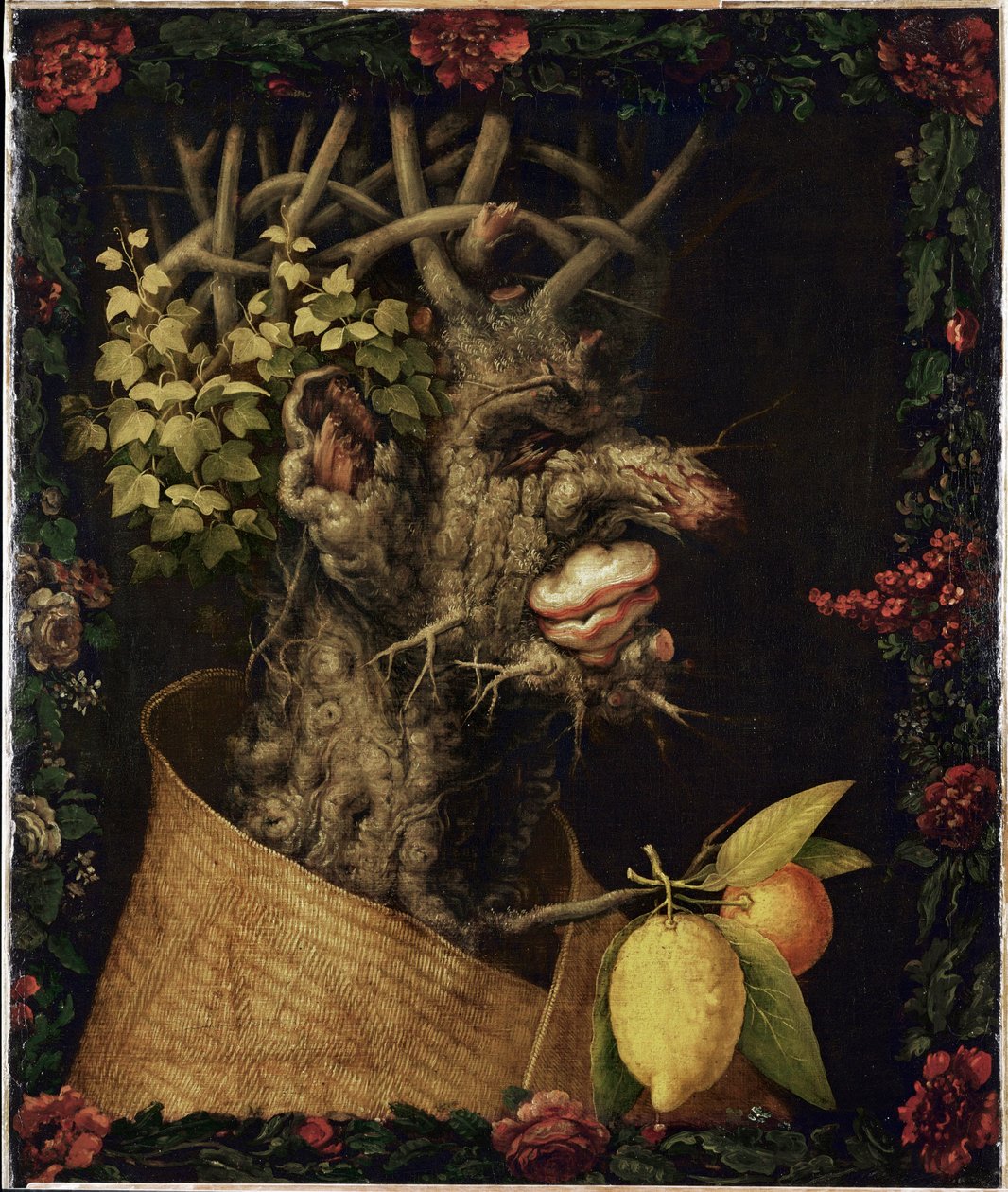 Inverno, allegoria ... da Giuseppe Arcimboldo