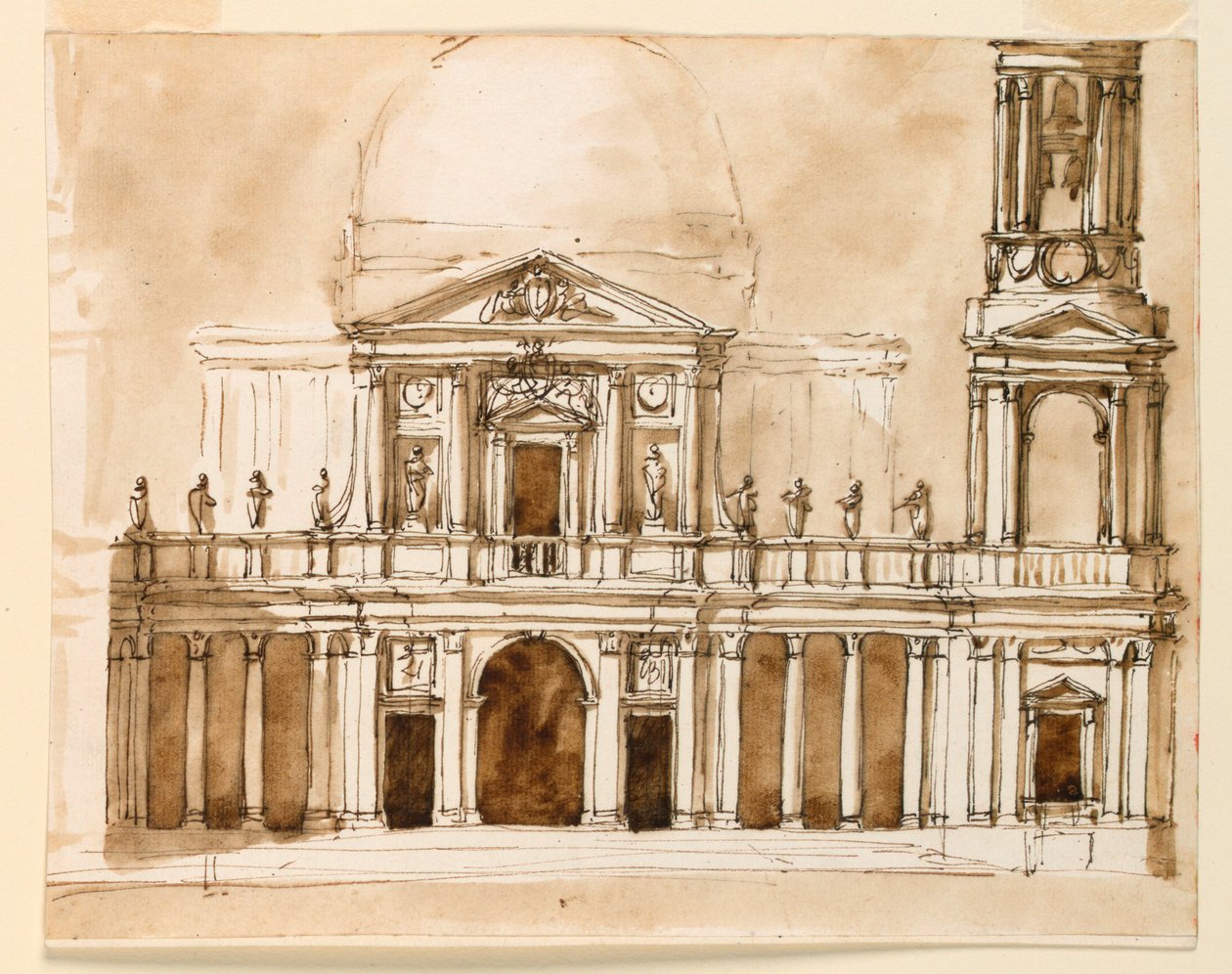 Elevazione di una chiesa da Giuseppe Barberi