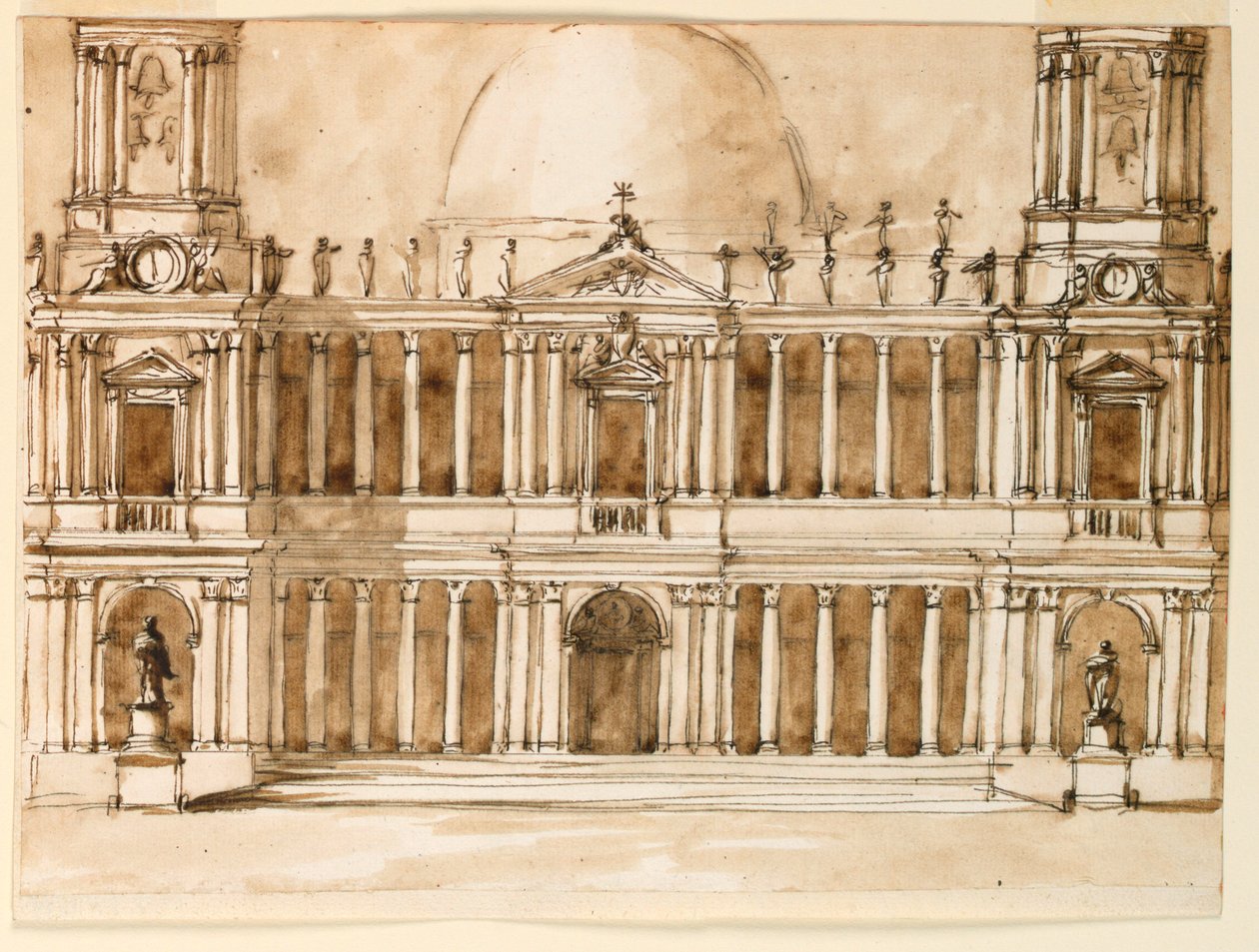 Elevazione di una chiesa da Giuseppe Barberi