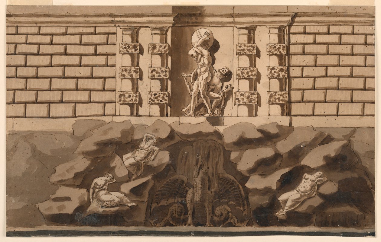 Fontana e grotta da Giuseppe Barberi