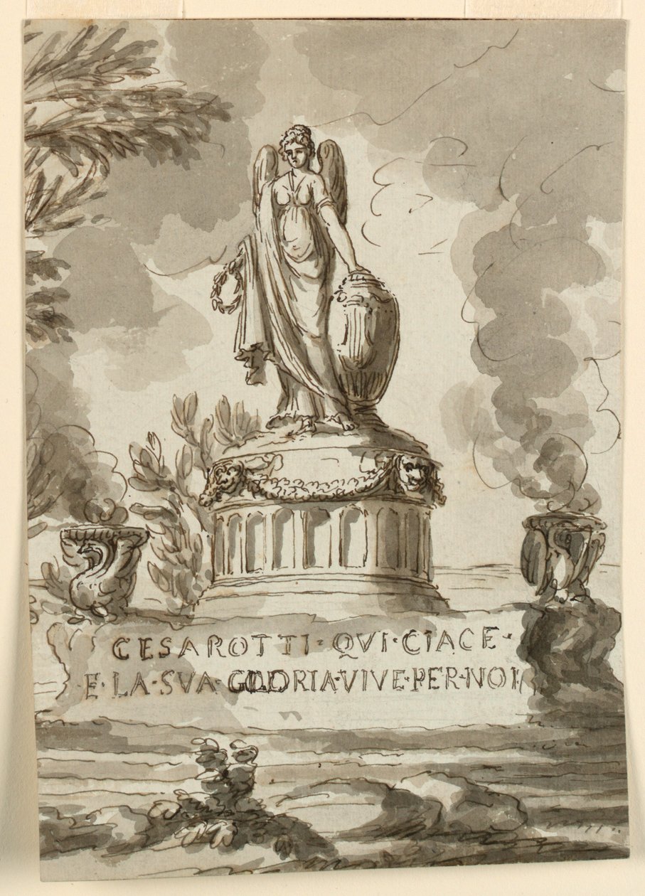 Monumento Sepolcrale per Melchiore Cesarotti, Professore a Padova da Giuseppe Barberi