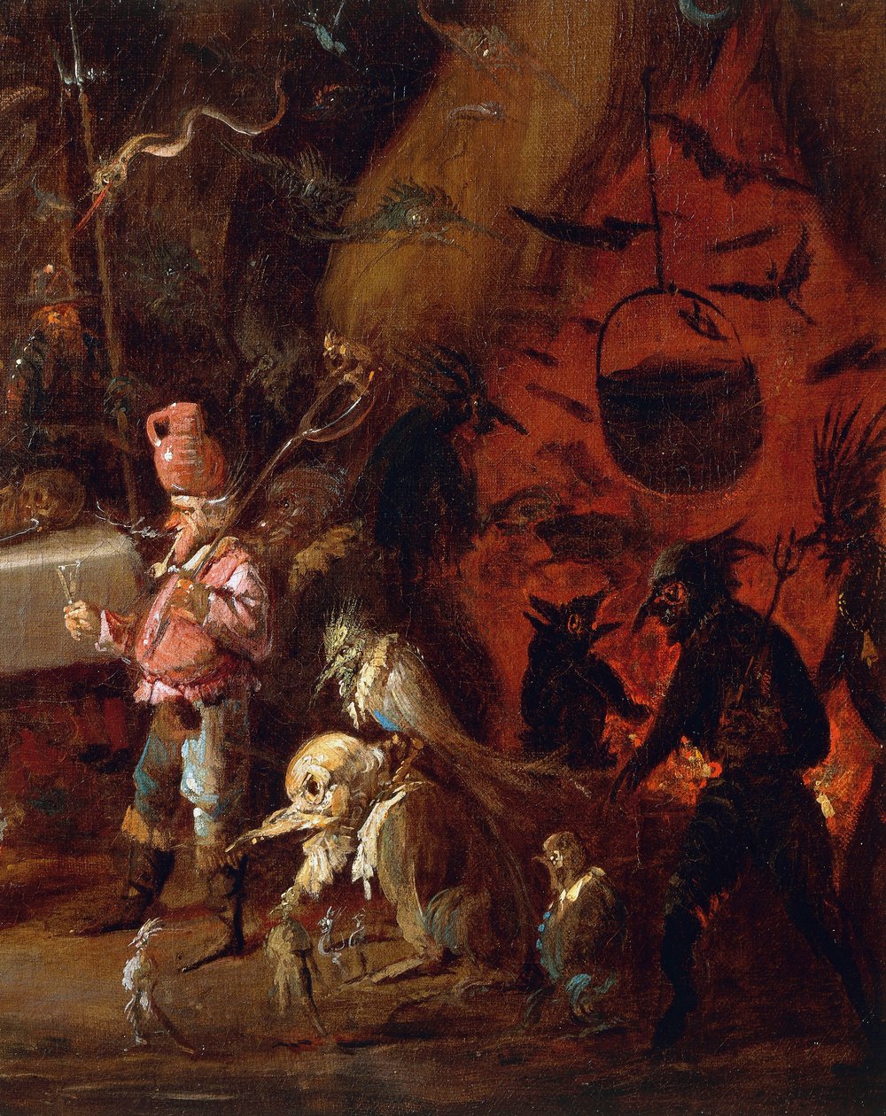 Incontro di streghe (dettaglio) da Giuseppe Bernardino Bison