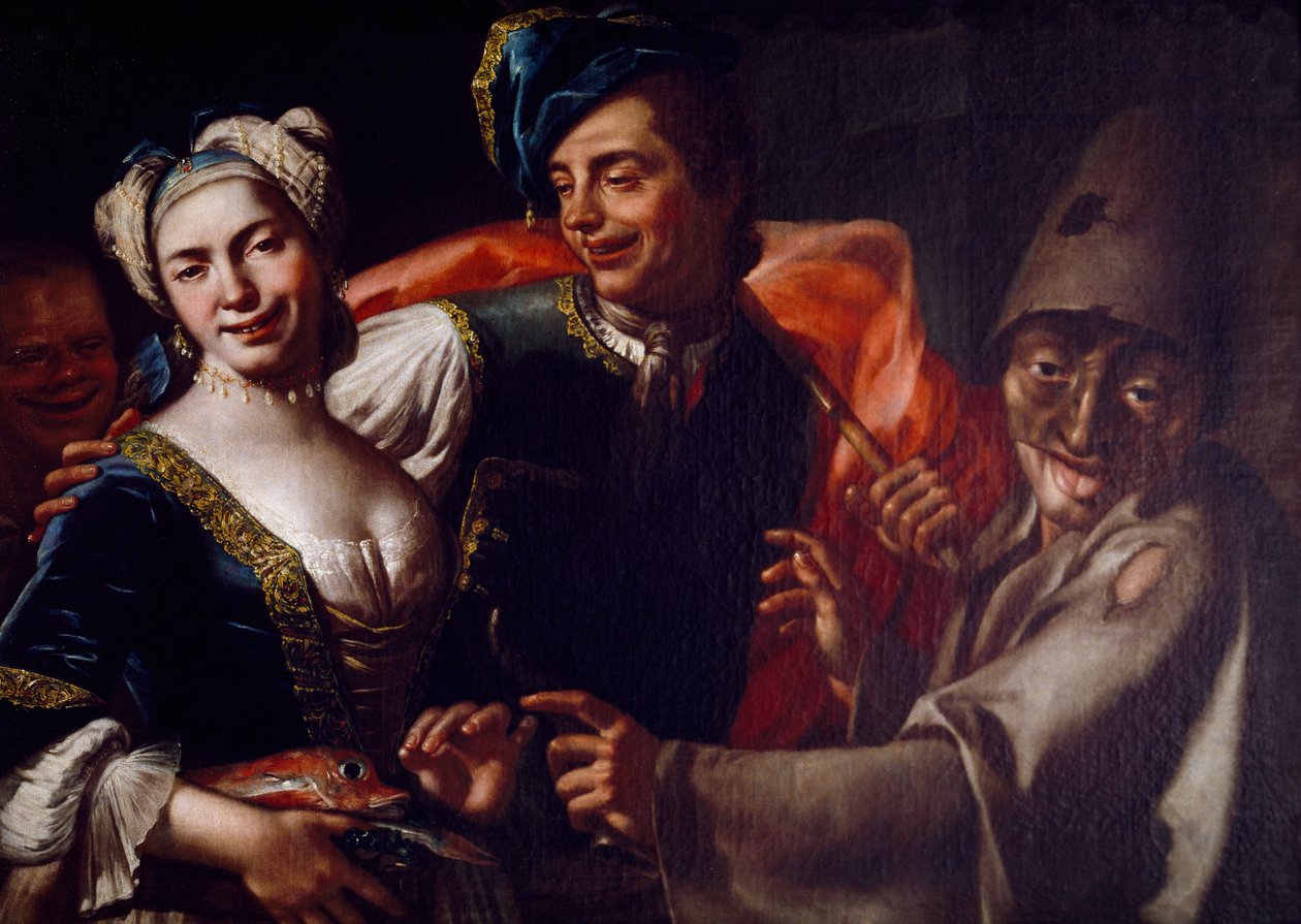 Maschere napoletane da Giuseppe Bonito