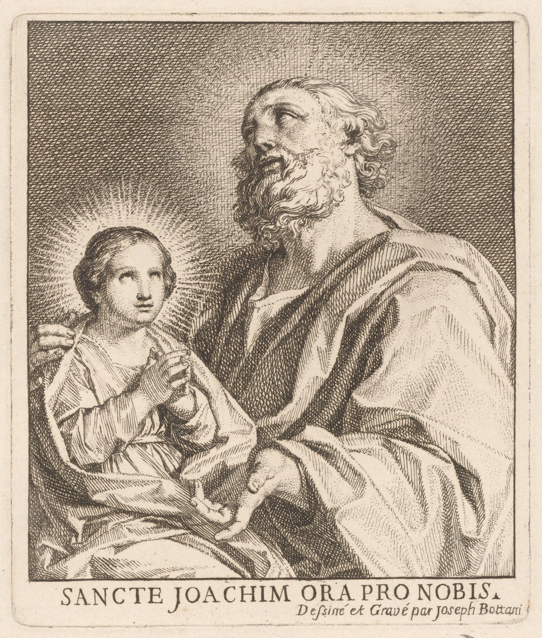 San Gioacchino e la Vergine Maria Bambina da Giuseppe Bottani