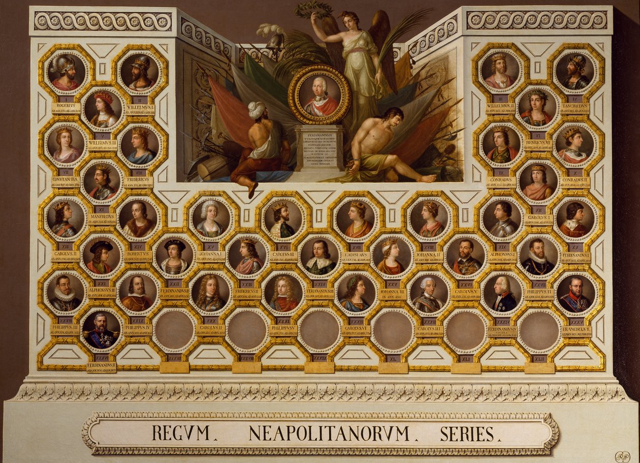 Re di Napoli dal 1154 al 1859, di Giuseppe Cammarano da Giuseppe Cammarano