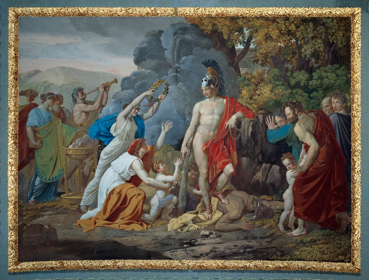 Teseo e il Minotauro da Giuseppe Cammarano