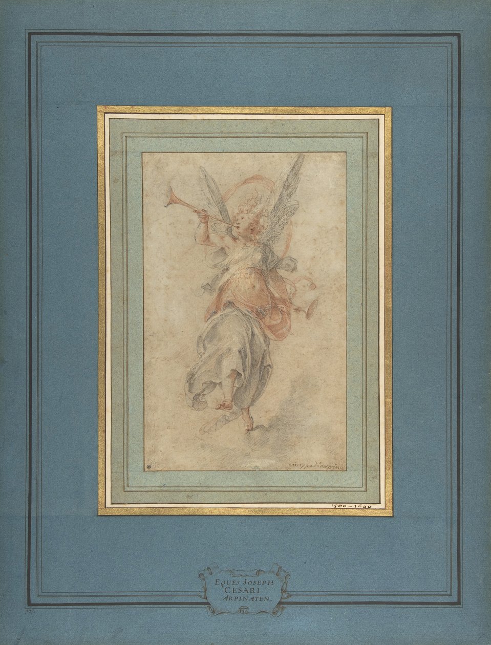 Figura allegorica della Fama, ca. 1590 da Giuseppe Cesari