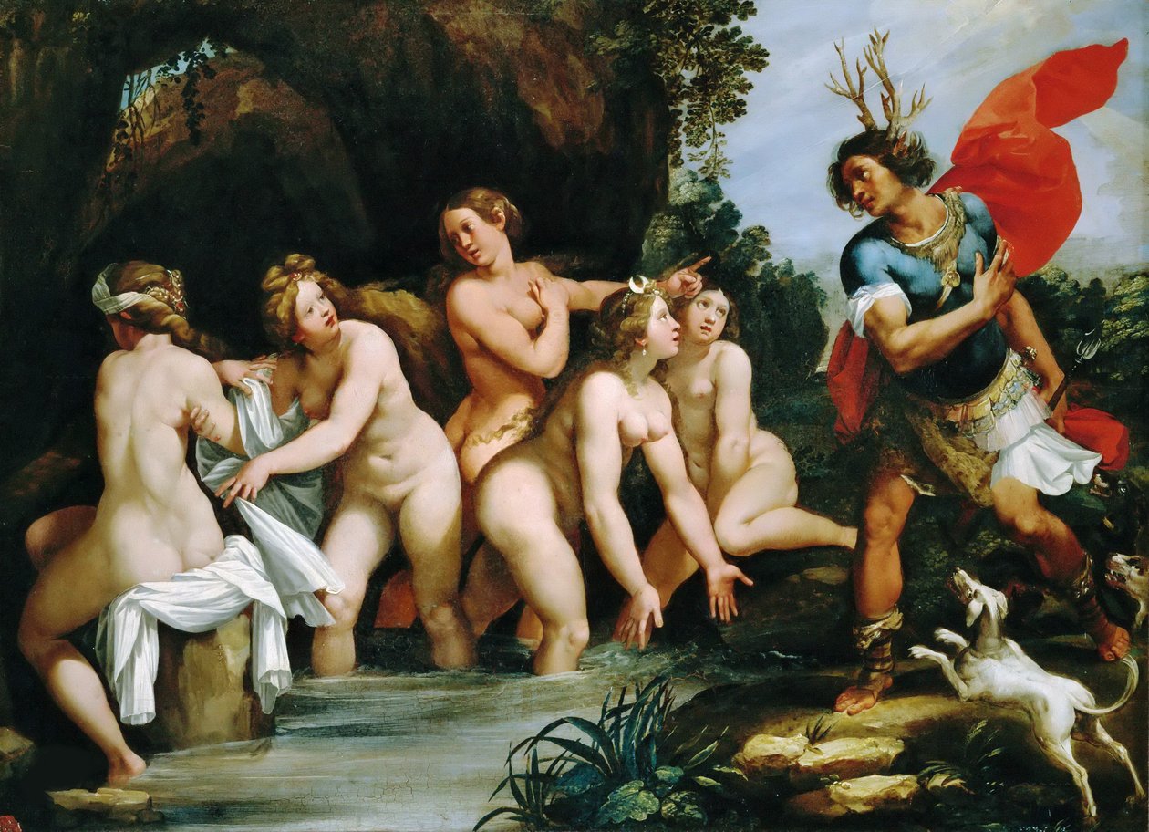 Diana e Atteone, ca 1600-1603 da Giuseppe Cesari