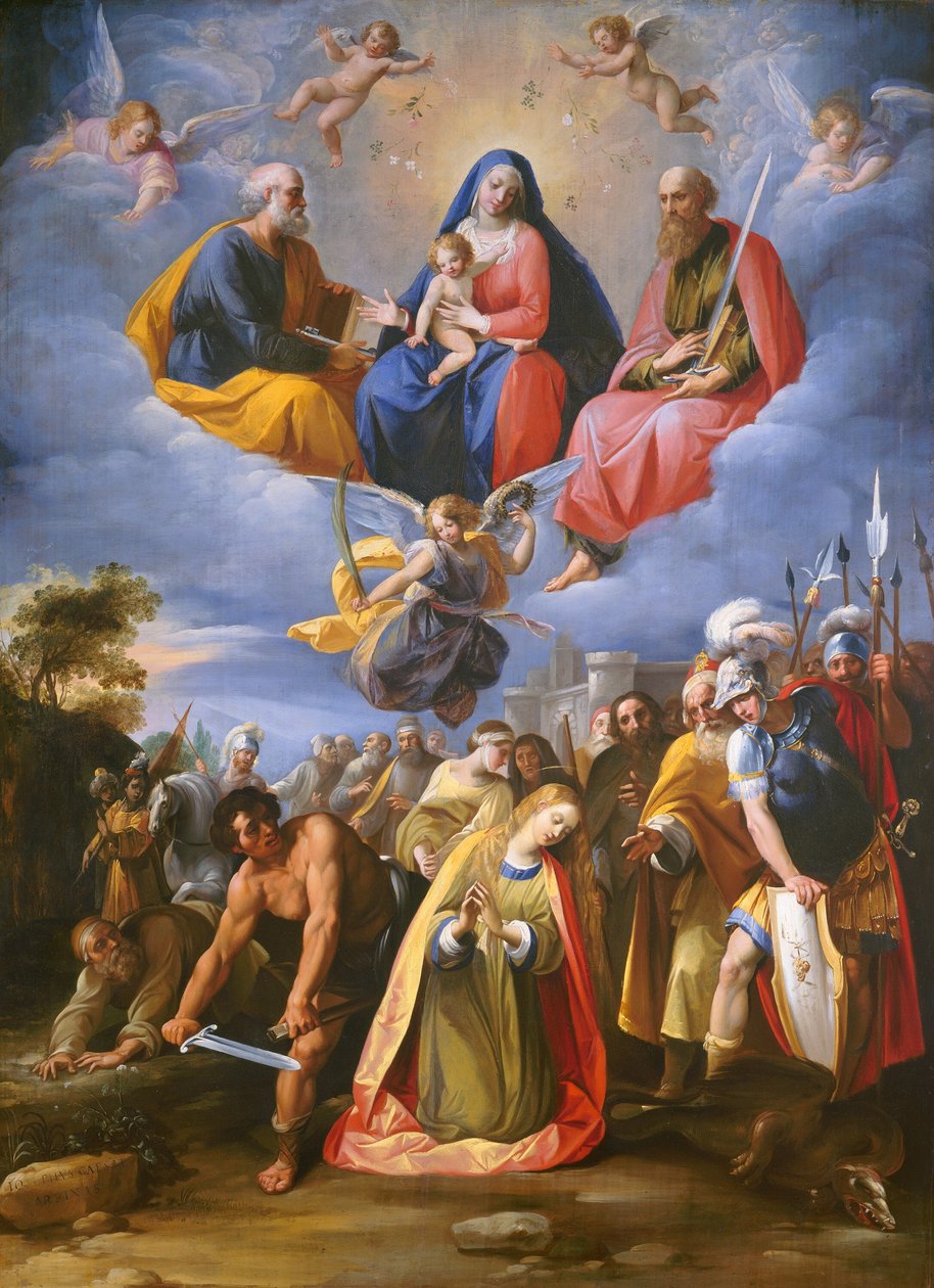 Martirio di Santa Margherita, c. 1608-1611 da Giuseppe Cesari