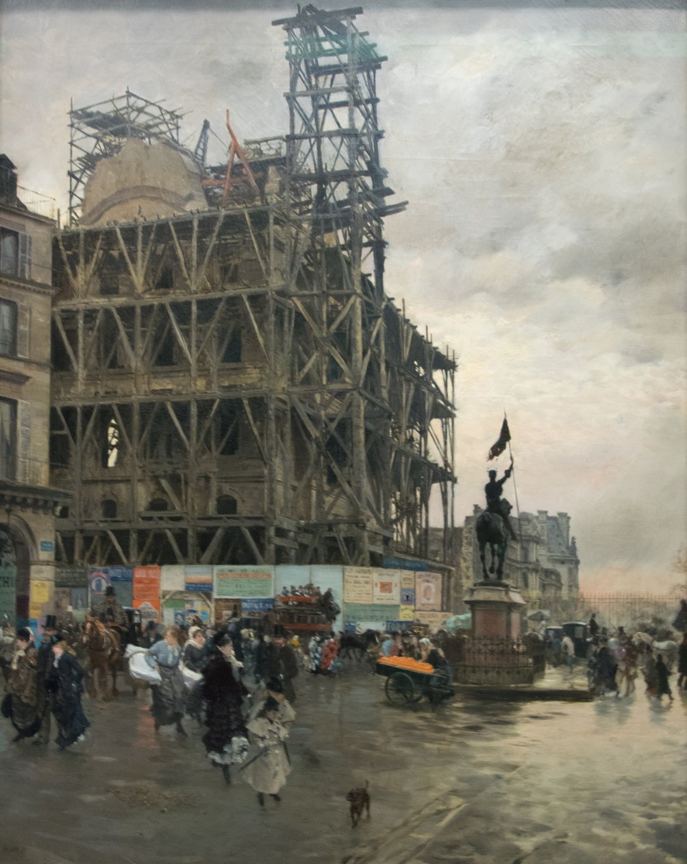 Piazza delle Piramidi da Giuseppe de Nittis