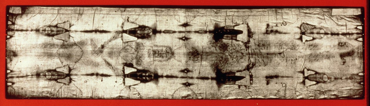 Fotografia della Sindone di Torino da Giuseppe Enrie