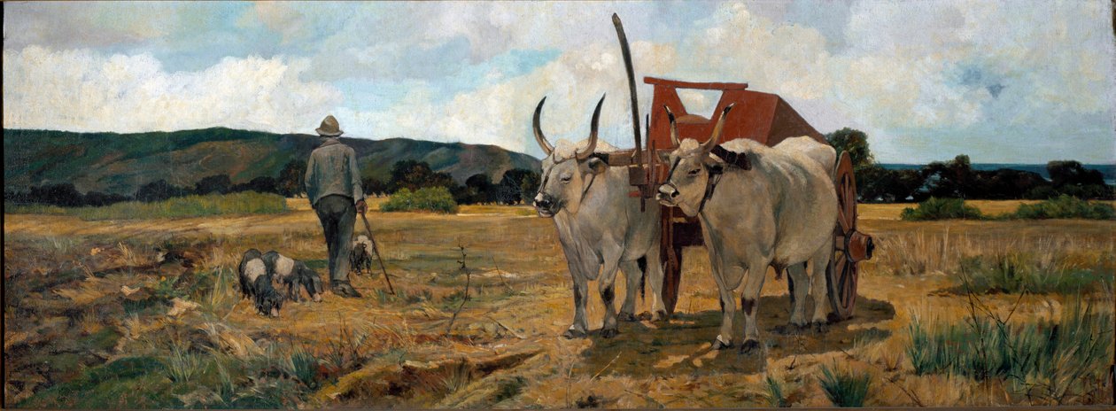 Paesaggio in Maremma da Giuseppe Fattori