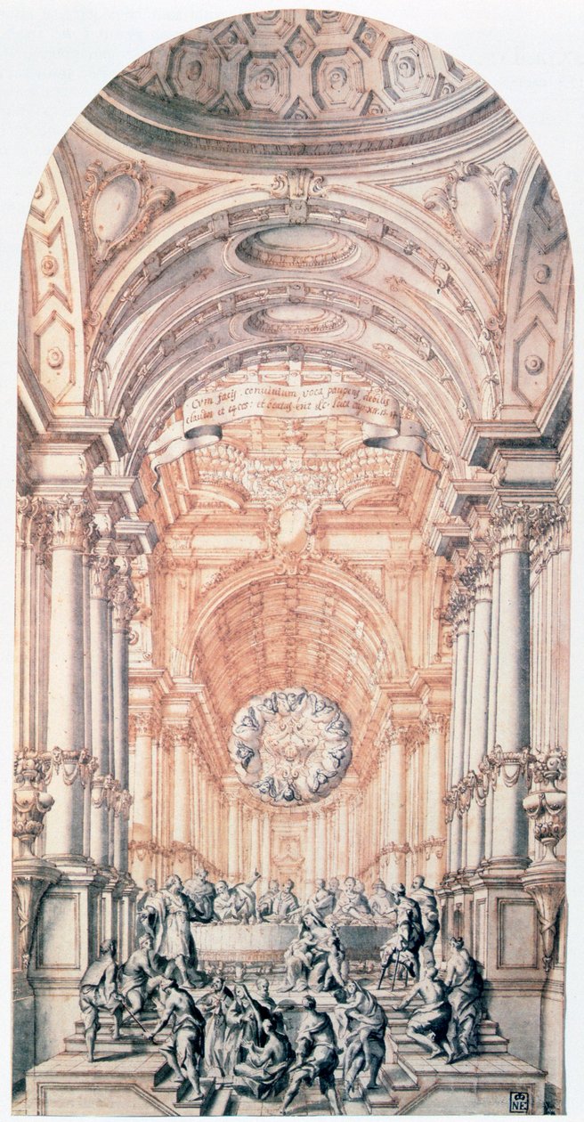 Progetto di design per la Città del Vangelo da Giuseppe Galli Bibiena