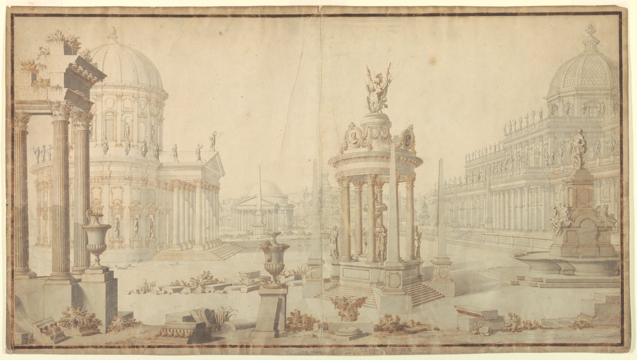 Progetto scenografico: Fantasia architettonica da Giuseppe Galli Bibiena