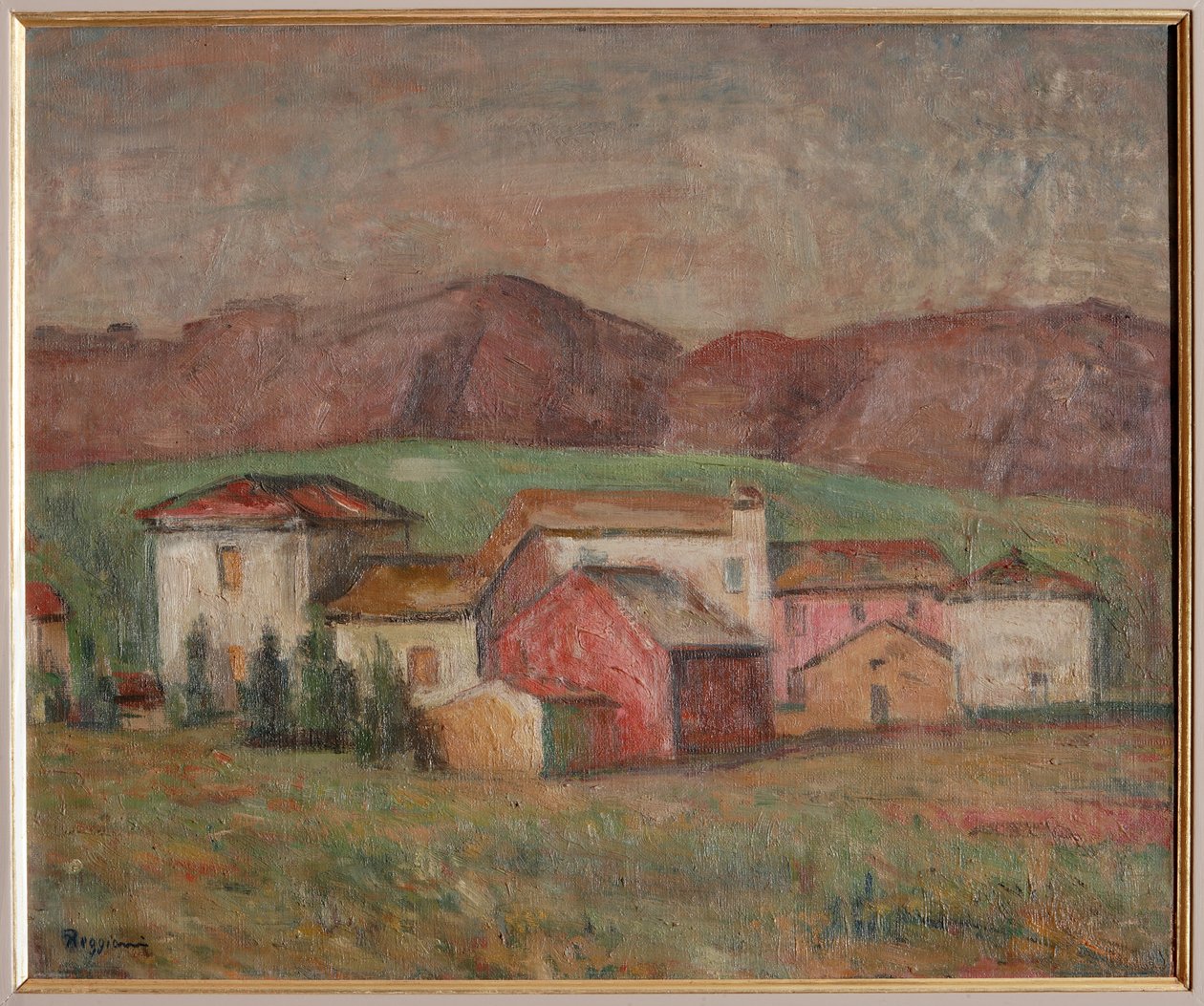 Villaggio ai piedi delle montagne da Giuseppe Graziosi