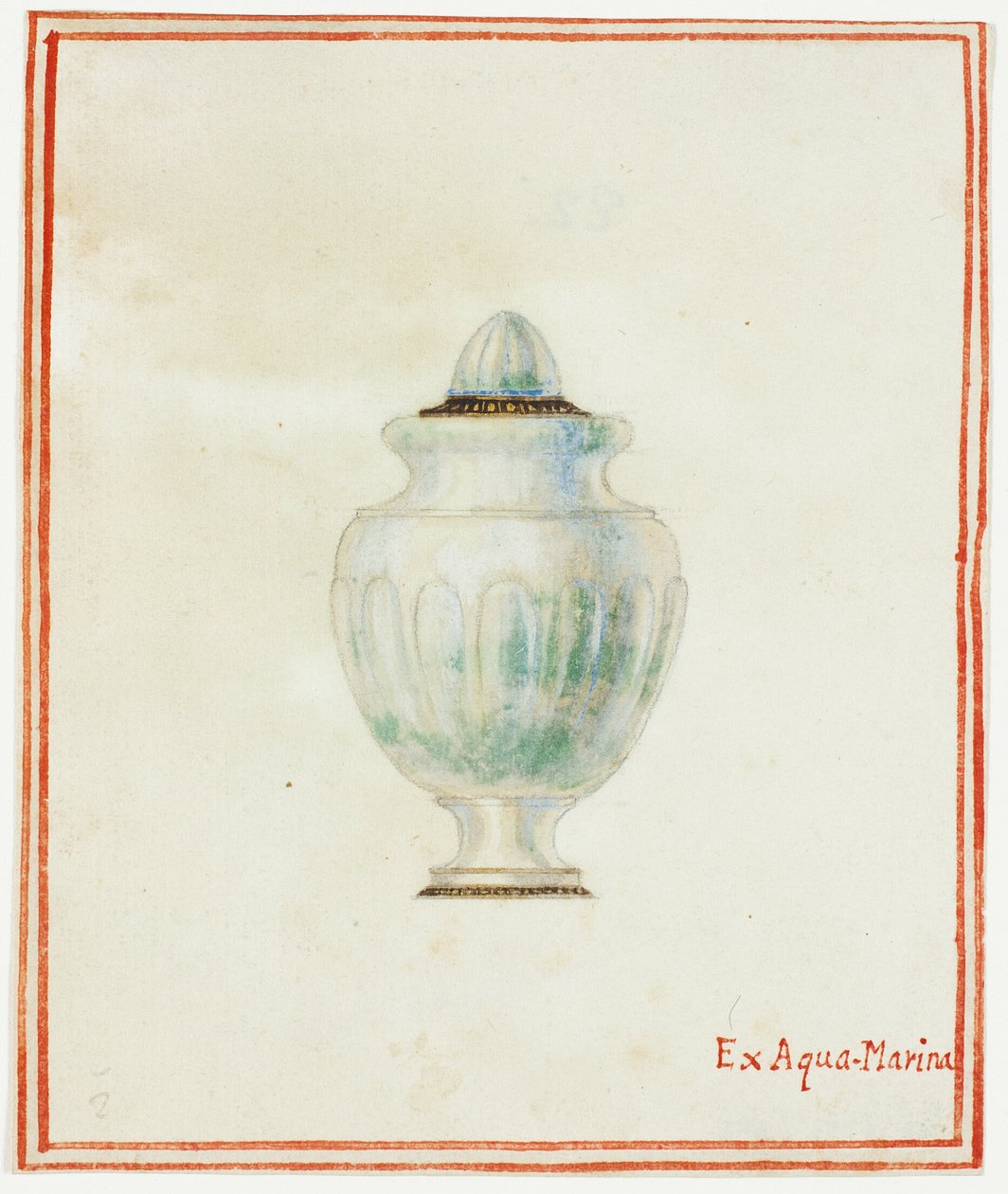 Aquamarine Urn da Giuseppe Grisoni