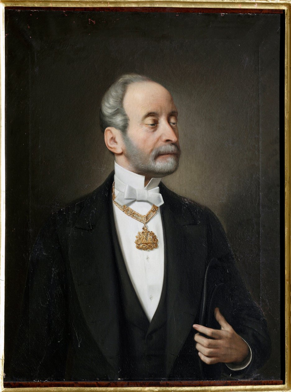 Ritratto di Raffaele di Ferrari, Duca di Galliera (1803-1876) da Giuseppe Isola
