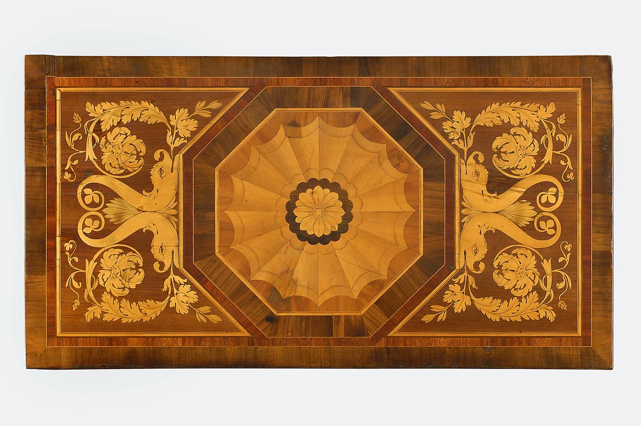 Piano del tavolo (legno) da Giuseppe Maggiolini