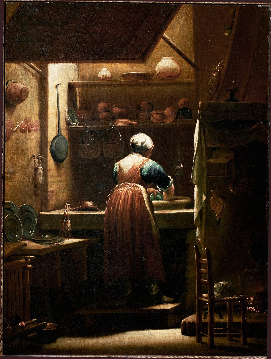 La ragazza della cucina da Giuseppe Maria Crespi