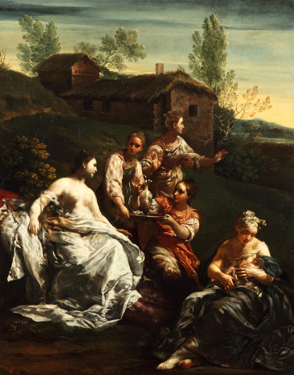 La nascita di Arcas o la nascita di Adone (?) da Giuseppe Maria Crespi