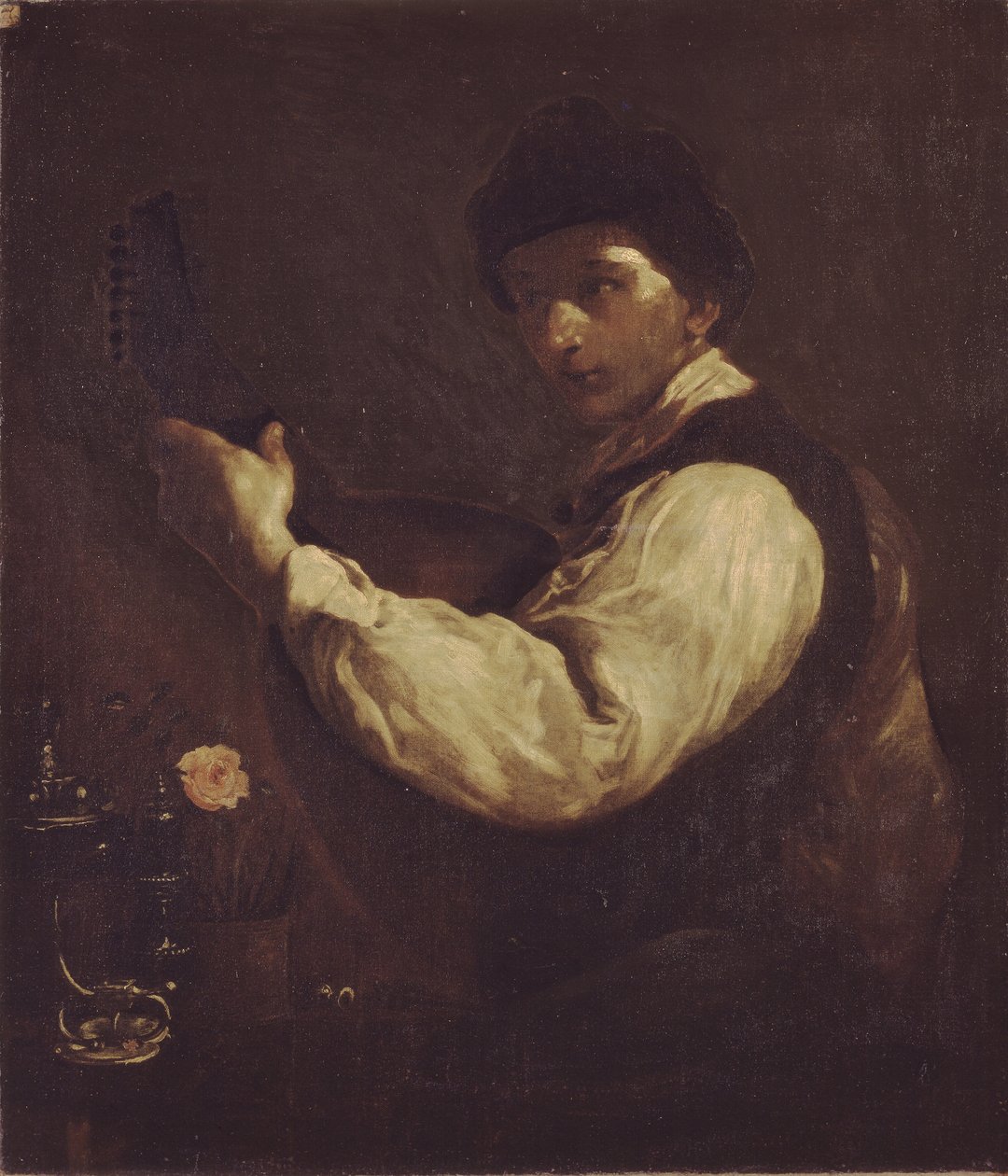 Il suonatore di liuto da Giuseppe Maria Crespi