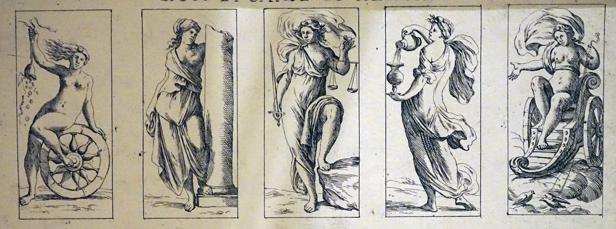 Carte dei tarocchi del XVII secolo di Giuseppe Maria Mitelli da Giuseppe Maria Mitelli