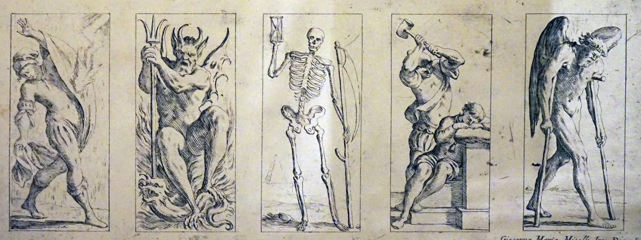 Carte dei tarocchi del XVII secolo di Giuseppe Maria Mitelli da Giuseppe Maria Mitelli