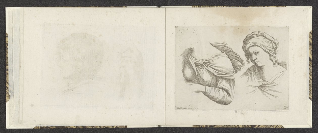 Busto di una donna da Giuseppe Maria Mitelli
