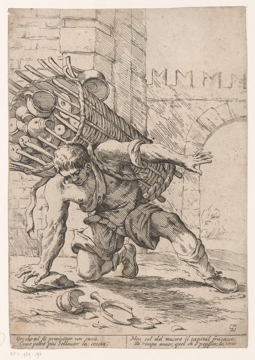 Venditore di stoviglie da Giuseppe Maria Mitelli