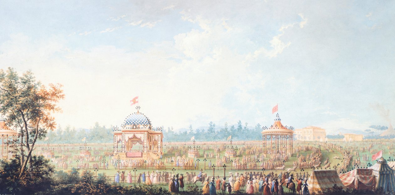 Corsa alle Cascine da Giuseppe Maria Terreni