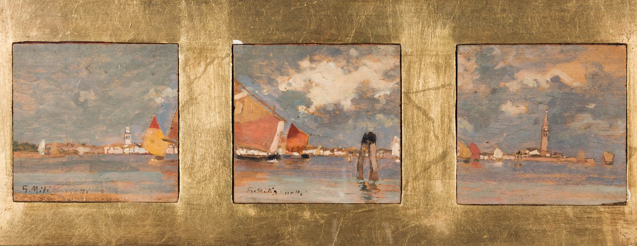 Trittico con laguna da Giuseppe Miti Zanetti