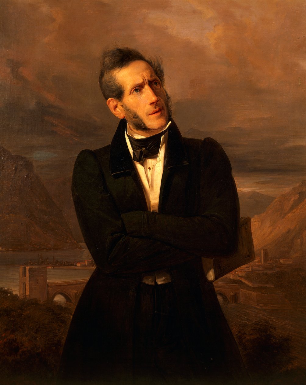 Ritratto di Alessandro Manzoni da Giuseppe Molteni