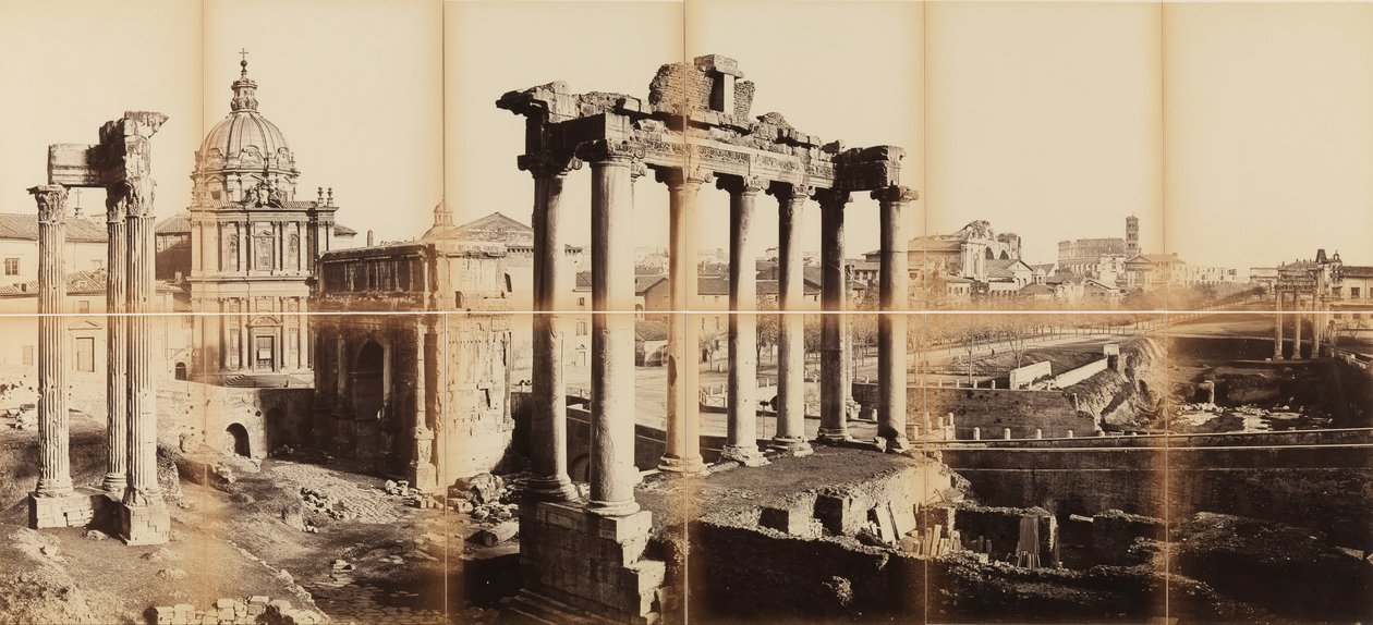 Veduta del Foro Romano da Giuseppe Ninci