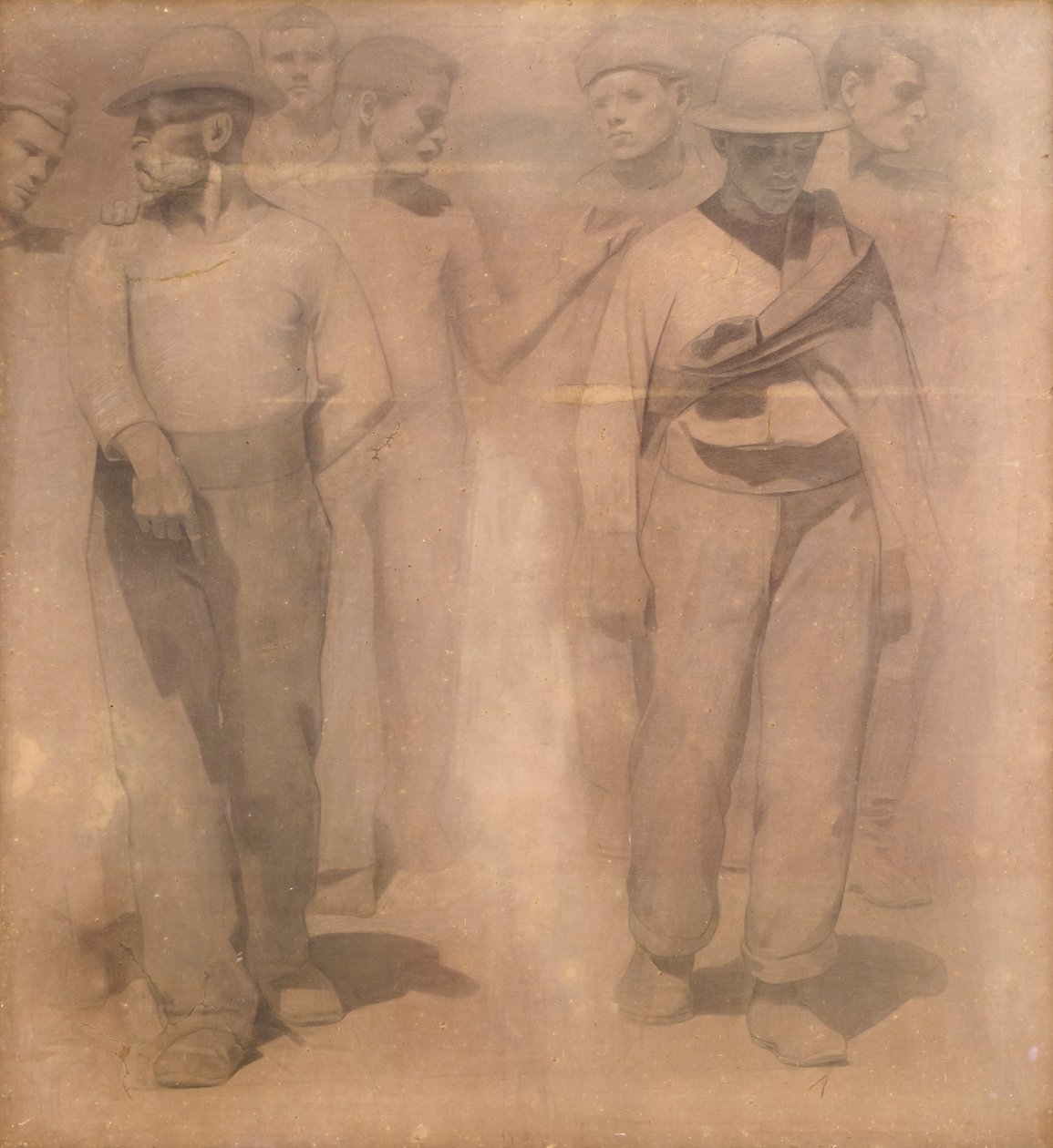 Cartone per Il Quarto Stato da Giuseppe Pellizza da Volpedo