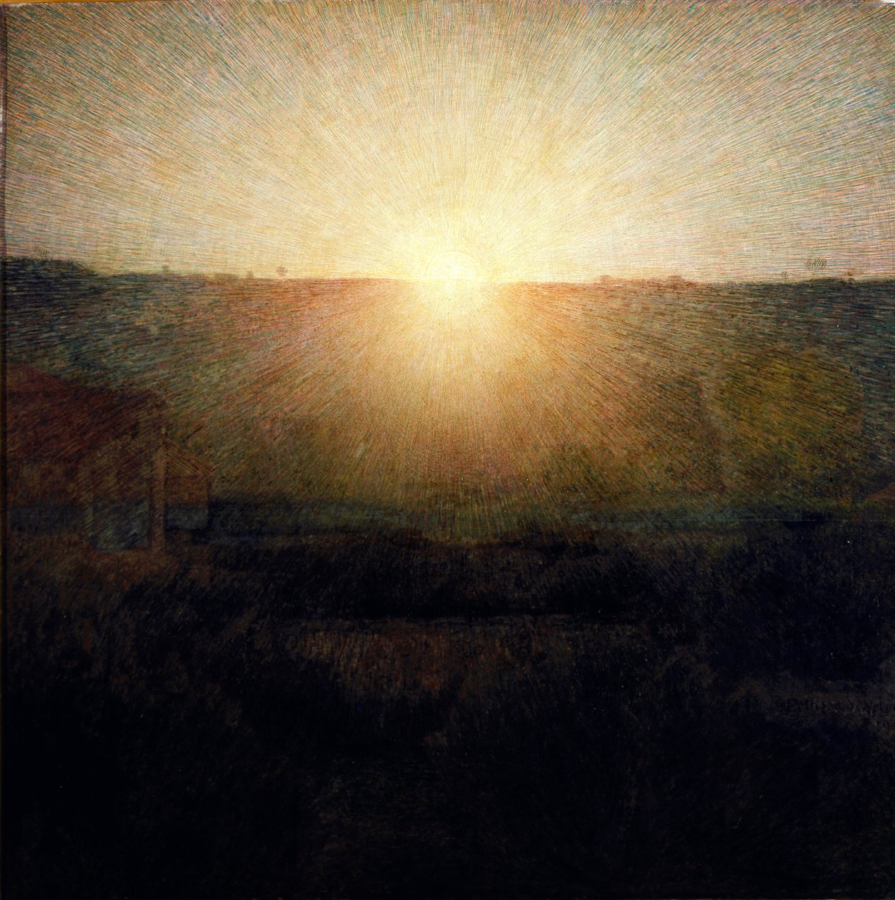 Il sole nascente da Giuseppe Pellizza da Volpedo