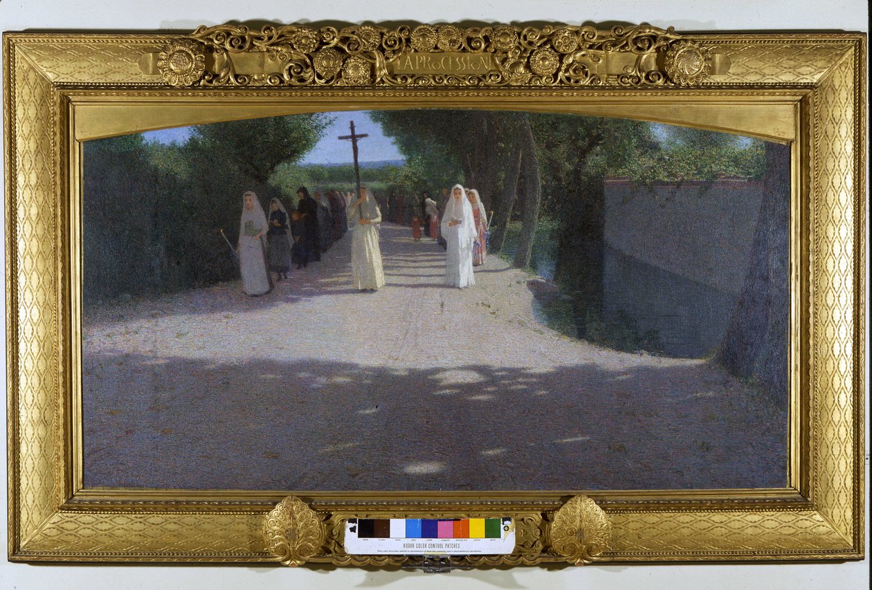 La processione (Giovanni Pellizza da Volpedo) da Giuseppe Pellizza da Volpedo