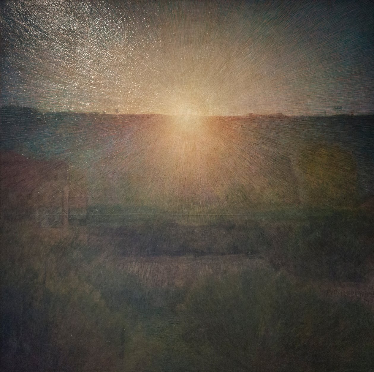 Il sole nascente da Giuseppe Pellizza da Volpedo