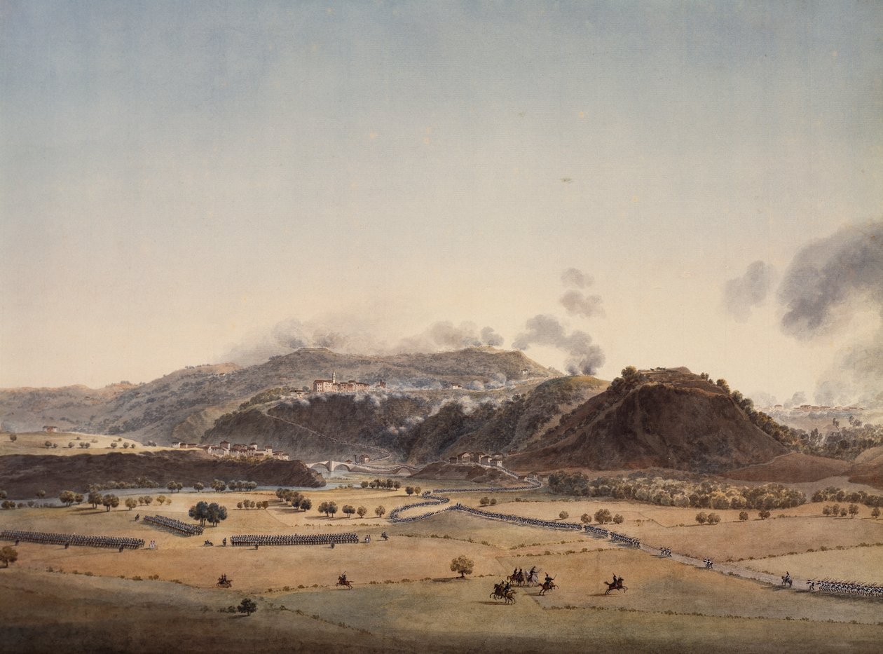 Battaglia di Dego, attacco delle divisioni di Massena e Laharpe, 14 aprile da Giuseppe Pietro Bagetti