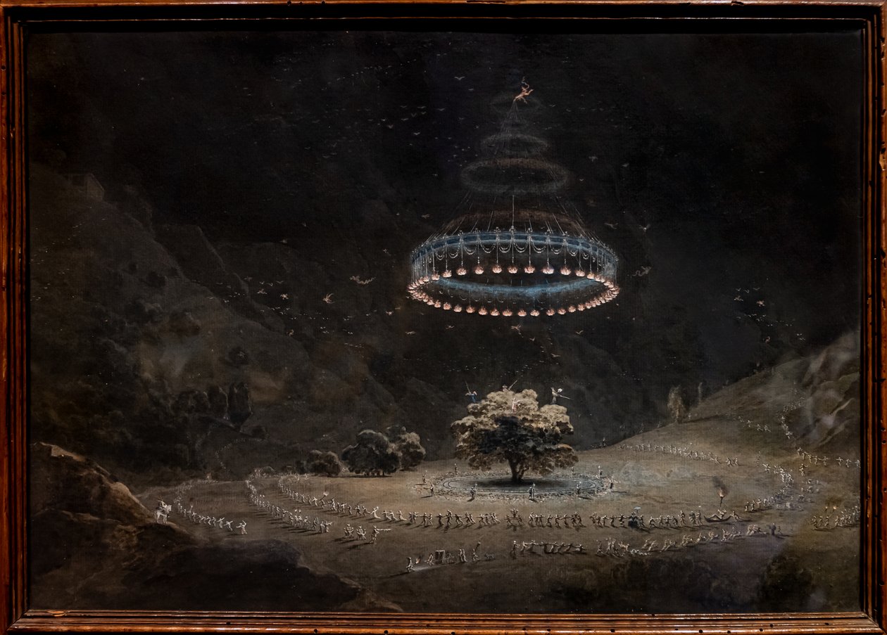 Il noce di Benevento (il Sabba delle Streghe) da Giuseppe Pietro Bagetti
