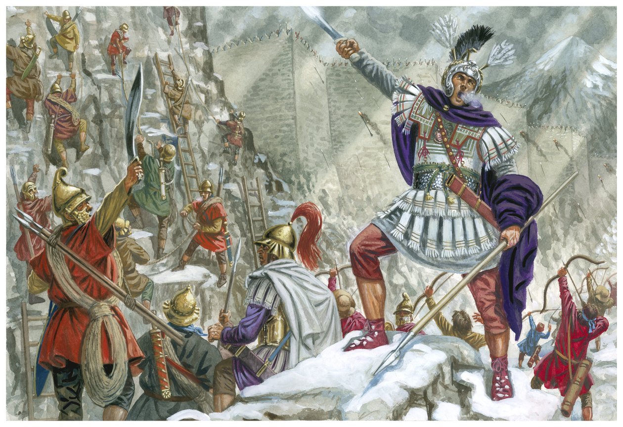 Alessandro Magno alla Porta di Ferro (Asia Centrale) da Giuseppe Rava