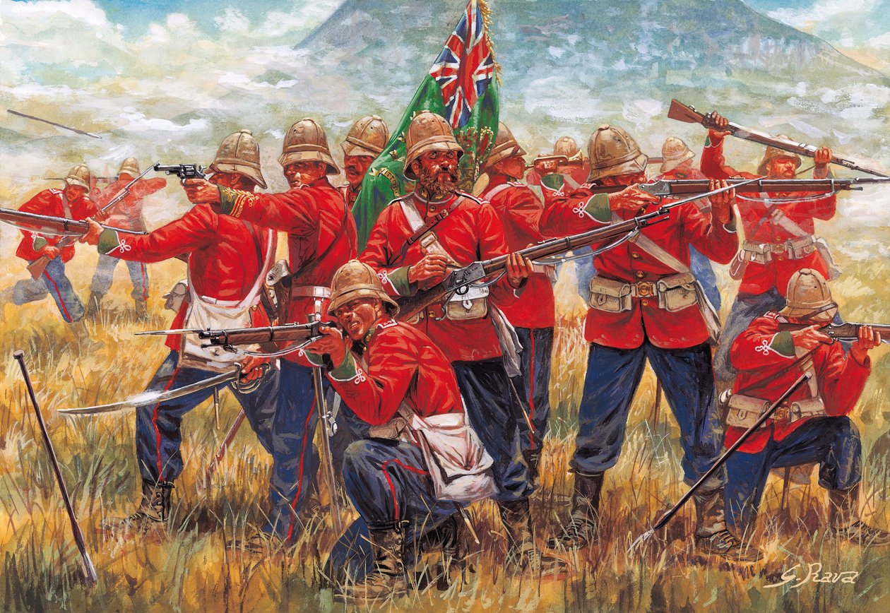 Guerra Anglo-Zulu: soldati dell