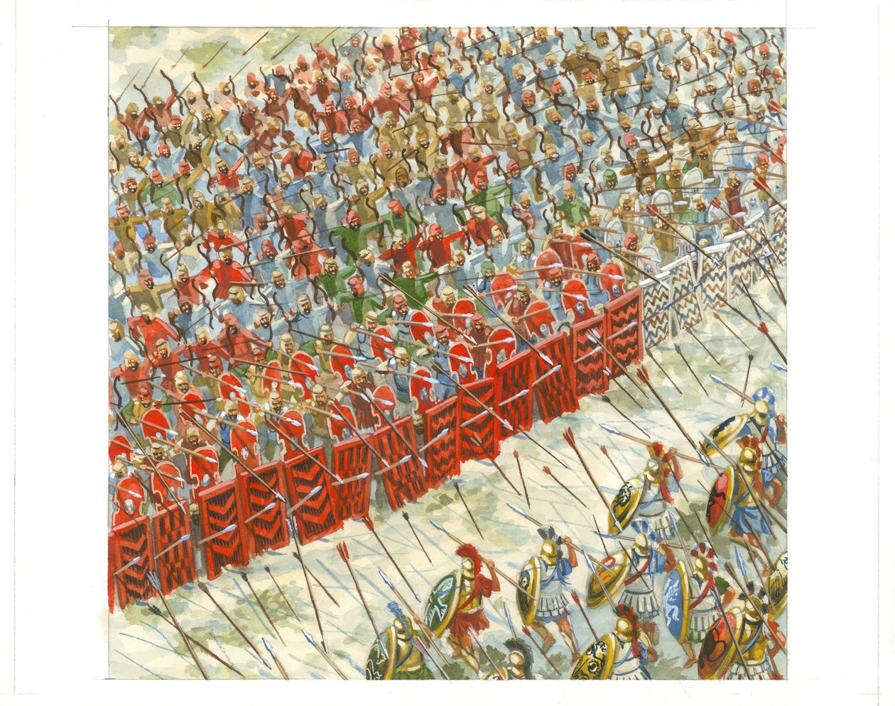 Battaglia di Maratona da Giuseppe Rava