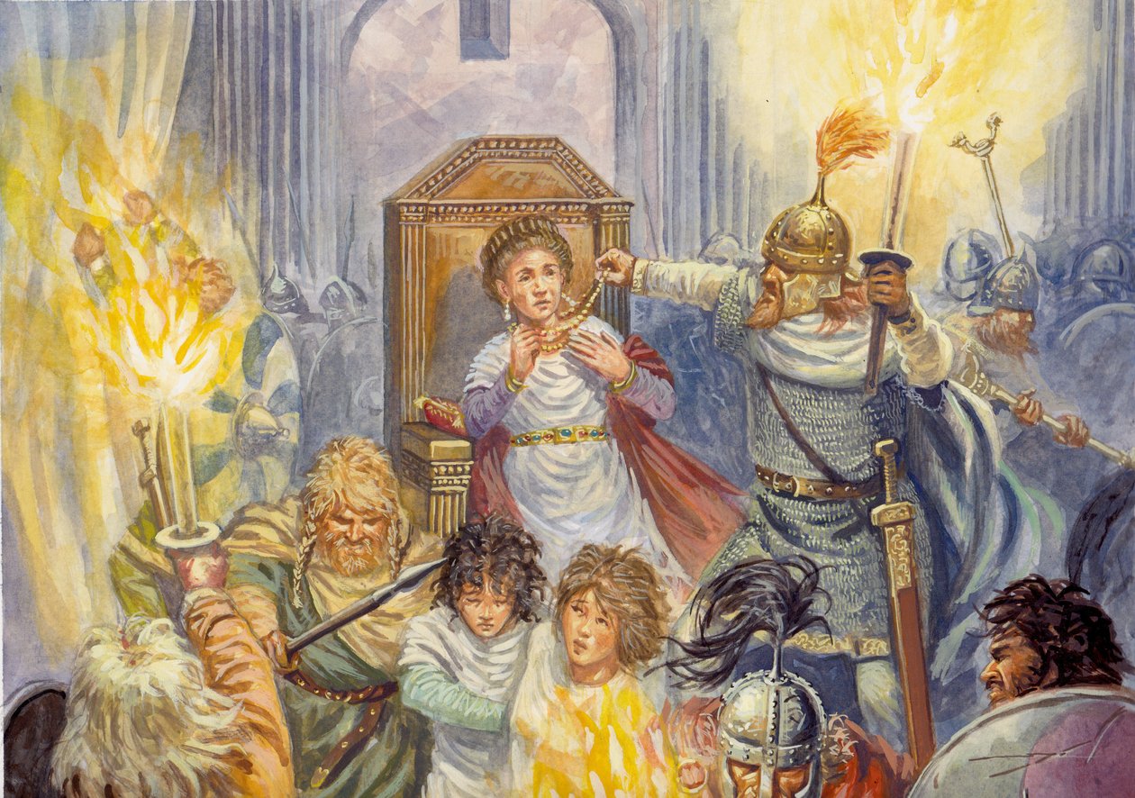 Sacco di Roma condotto dai Vandali da Giuseppe Rava